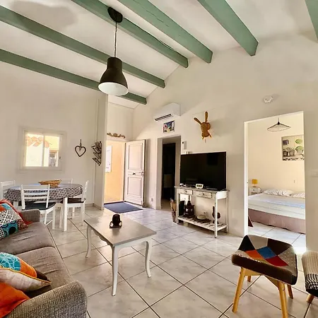 T3 - Maison 6 Couchages - Piscine - Clim - Wifi - Garage * 圣西普里安