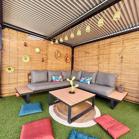 T3 - Maison 6 Couchages - Piscine - Clim - Wifi - Garage